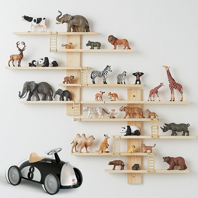 Pop Display Shelf - Children'S Room Animal Model Display Rack