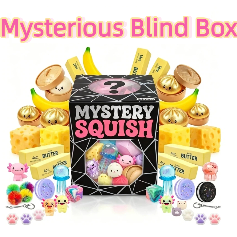 Mystery Box Blind Bag - 100styles Squishy Squeeze Fidget Blind Box