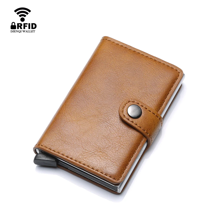 Card Top Loader - Rfid Metal Visit Credit Card Holder