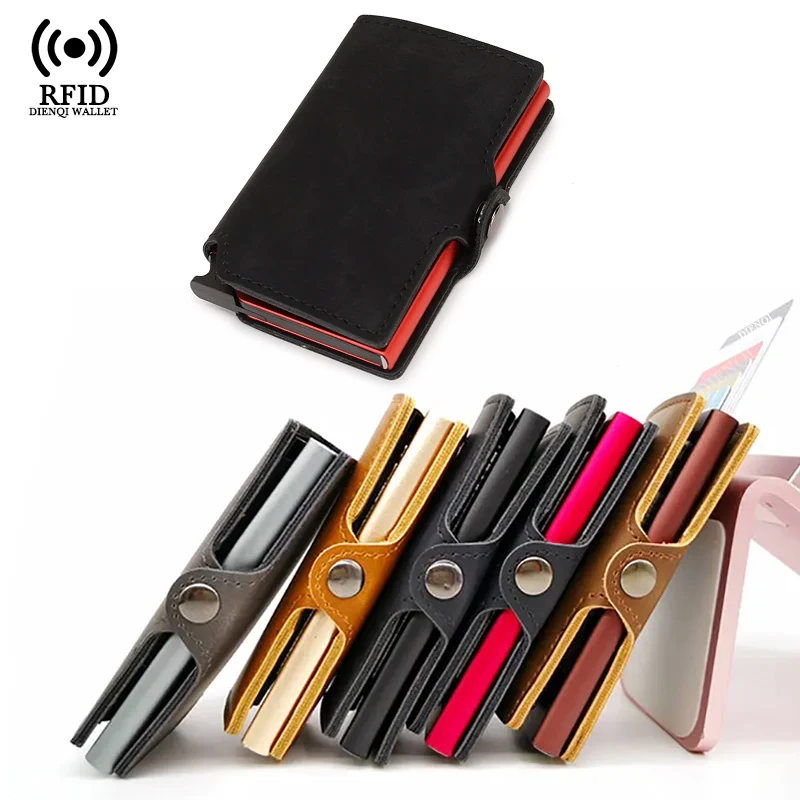 Card Top Loader - Slim Business Card Holder Men Wallet