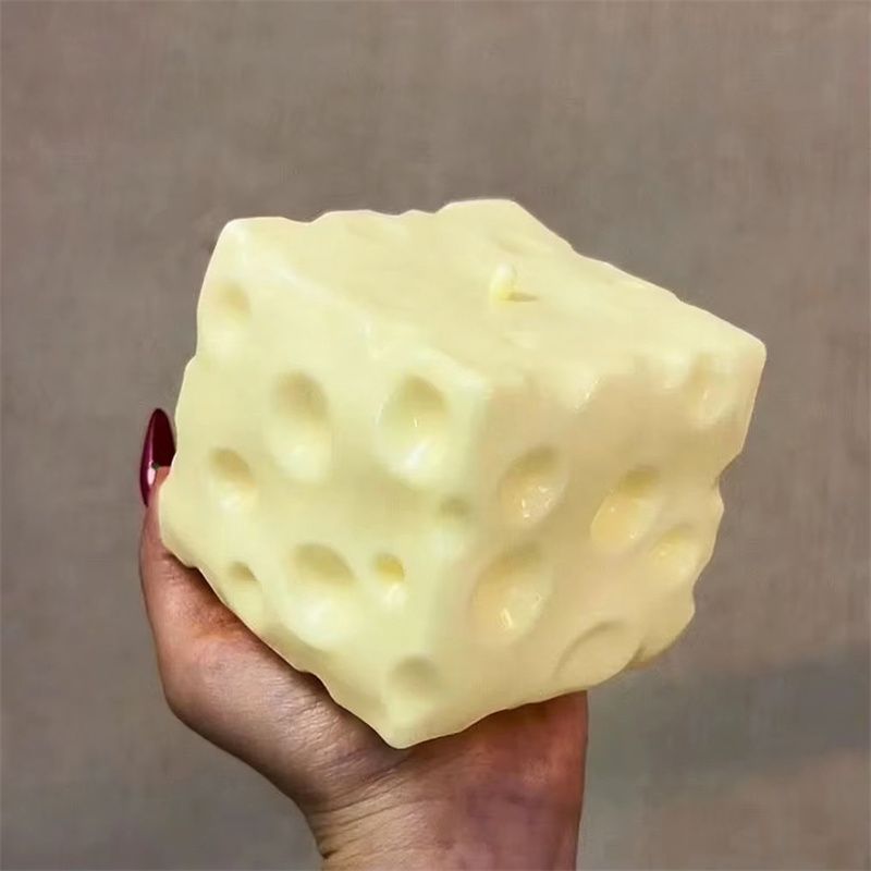 Fidget Cube Original - *-*Jumbo Cheese Cube Stress Ball Big