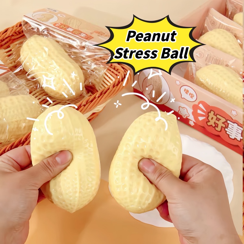 Vinyl Figure Blank - In Stock Peanut Stress Ball Crunchy