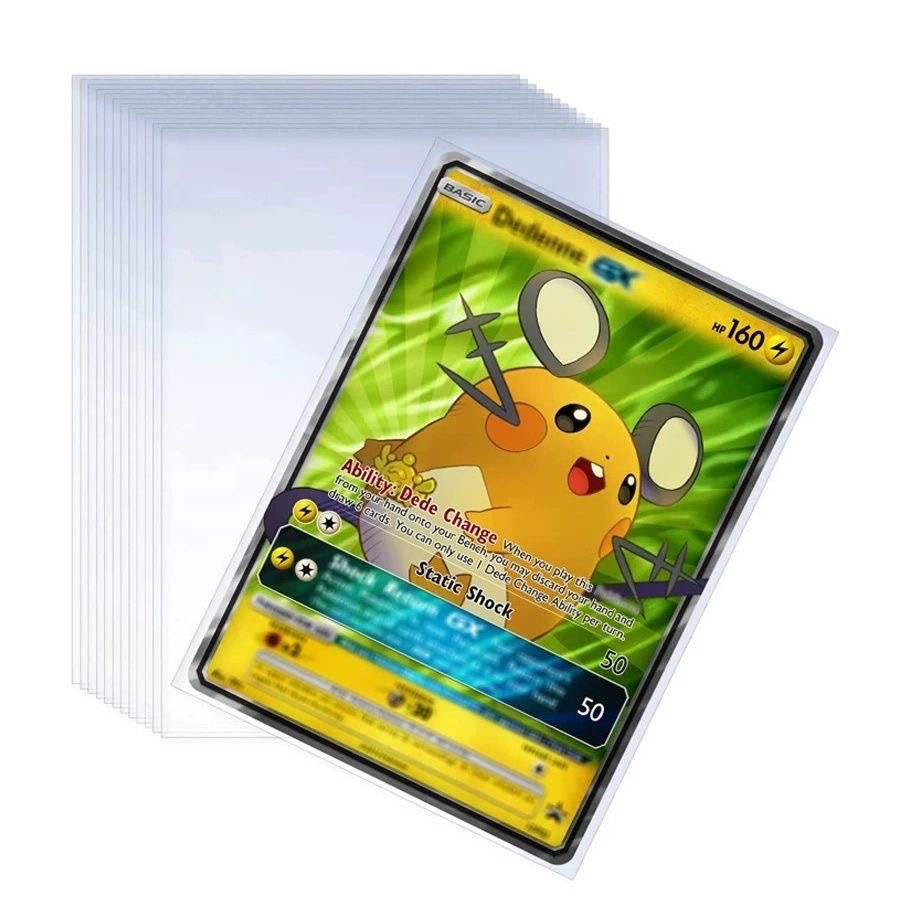 Card Penny Sleeve - 100Pcs Games Card Sleeves Transparent Playing