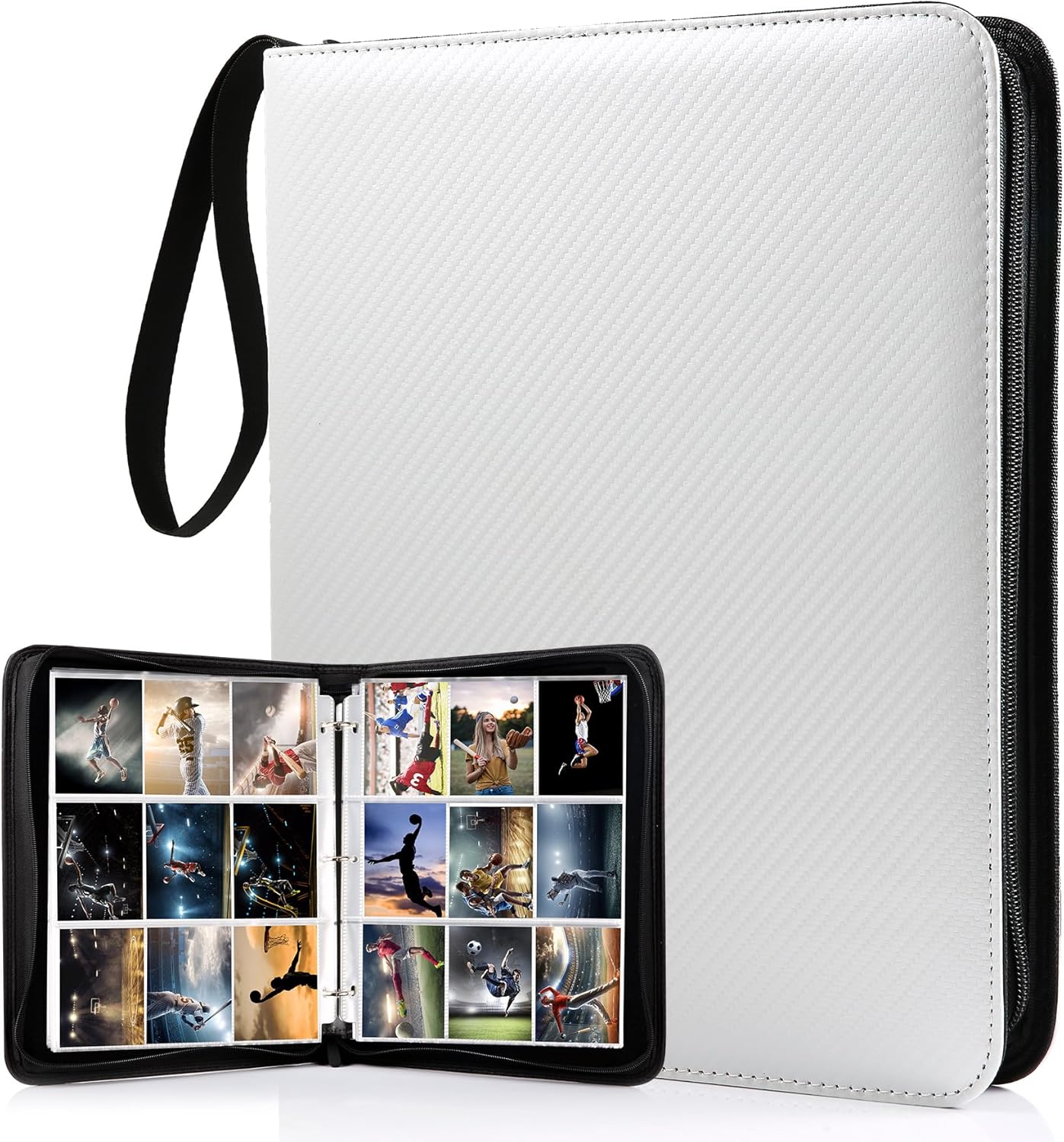 Trading Card Binder - 3 Ring Trading Card Binder, 900
