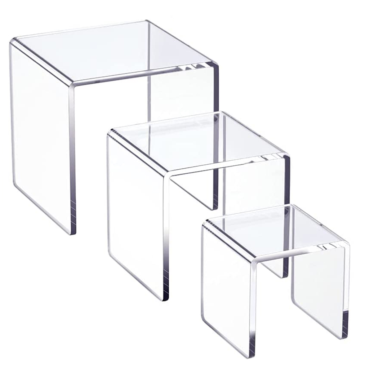 Pop Display Shelf - 5mm U Shape Acrylic Display Risers
