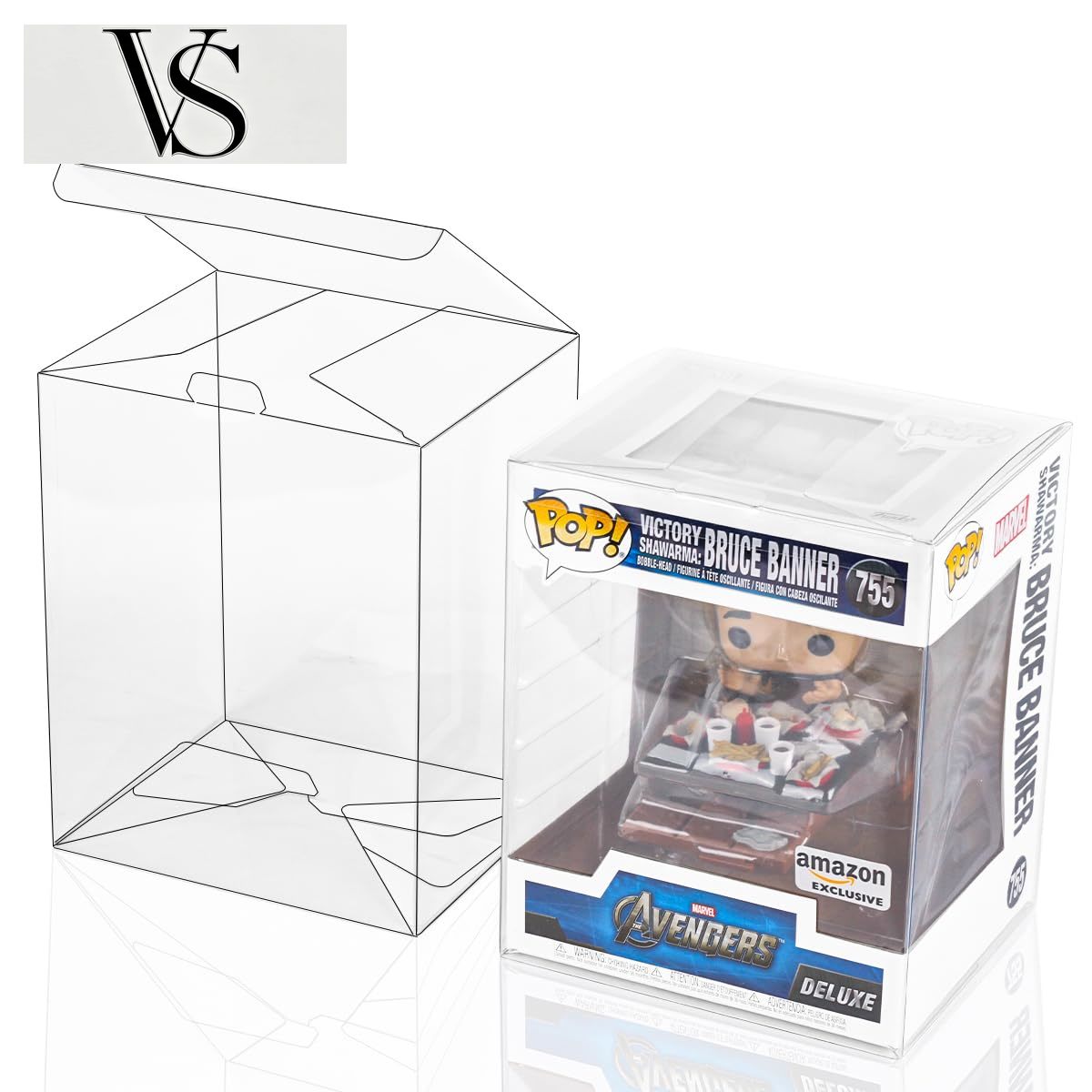 Funko Pop Protector - 0.50 MM Thick Clear Scratch-Resistant PET