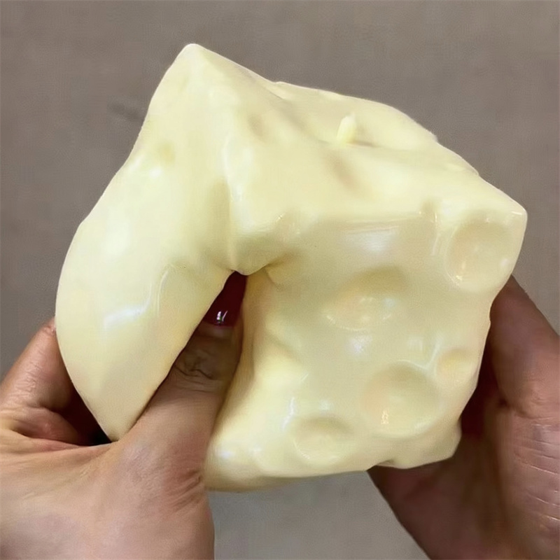 Fidget Cube Original - *~*-Jumbo Cheese Cube Stress Ball Big
