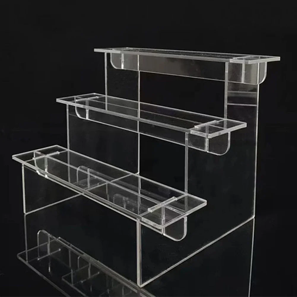 Pop Display Shelf - 1-5 Tier Acrylic Display Stand Transparent