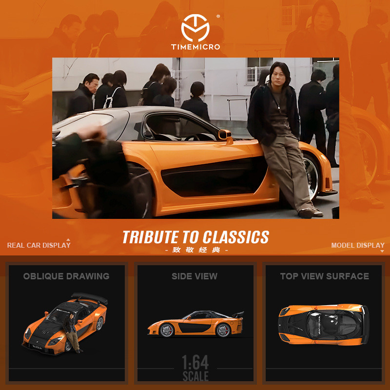 Die Cast Car 1 64 - TimeMicro-TM 1/64 Fast and Furious Mazda