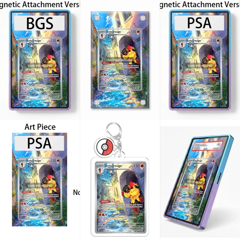 Display Case Acrylic - Art Display for Pokemon TCG Armarouge