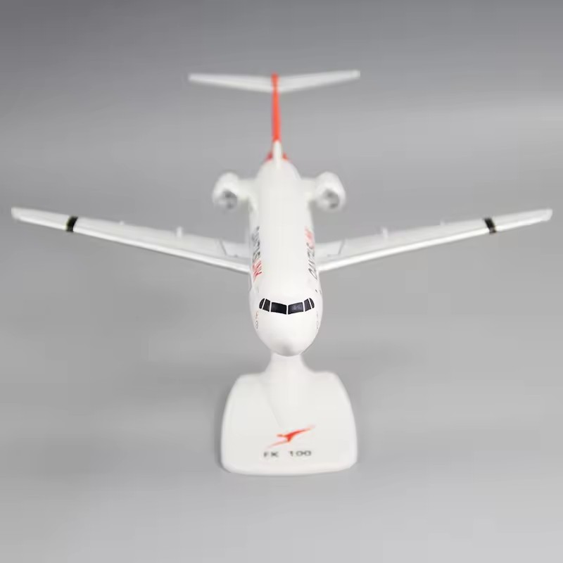 Model Airplane Plastic - 2026 New 1:100 Scale Fokker FK-100