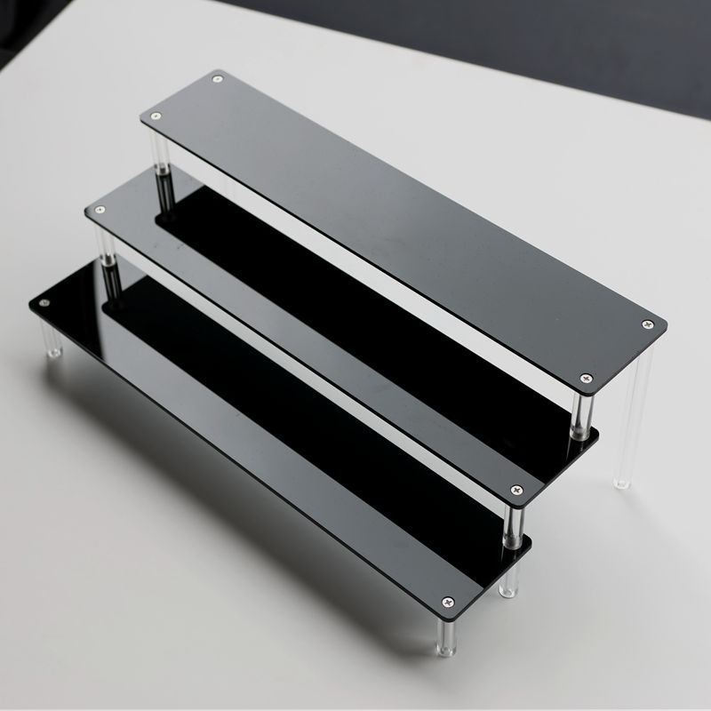Pop Display Shelf - Black Acrylic Display Shelf Stand for