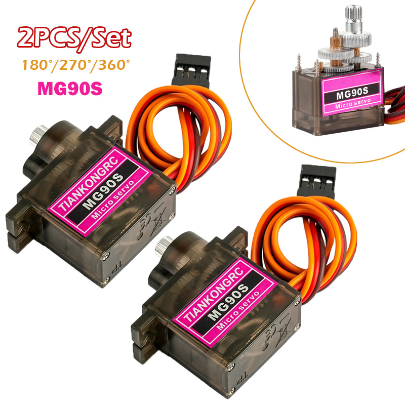 2PCS MG90S Full Metal Gear Mic - Model Airplane Plastic review and price