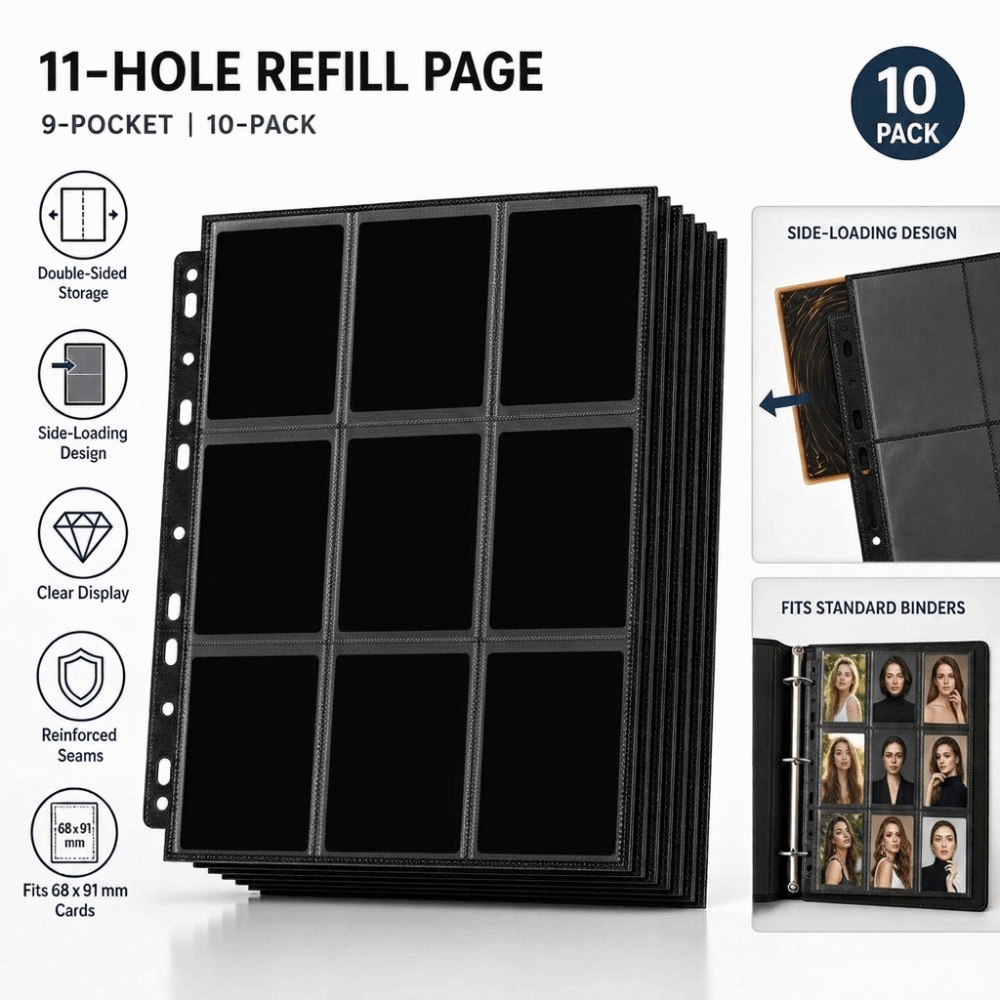 10Pcs 9-Pocket A4 Trading Card - Trading Card Binder review and price