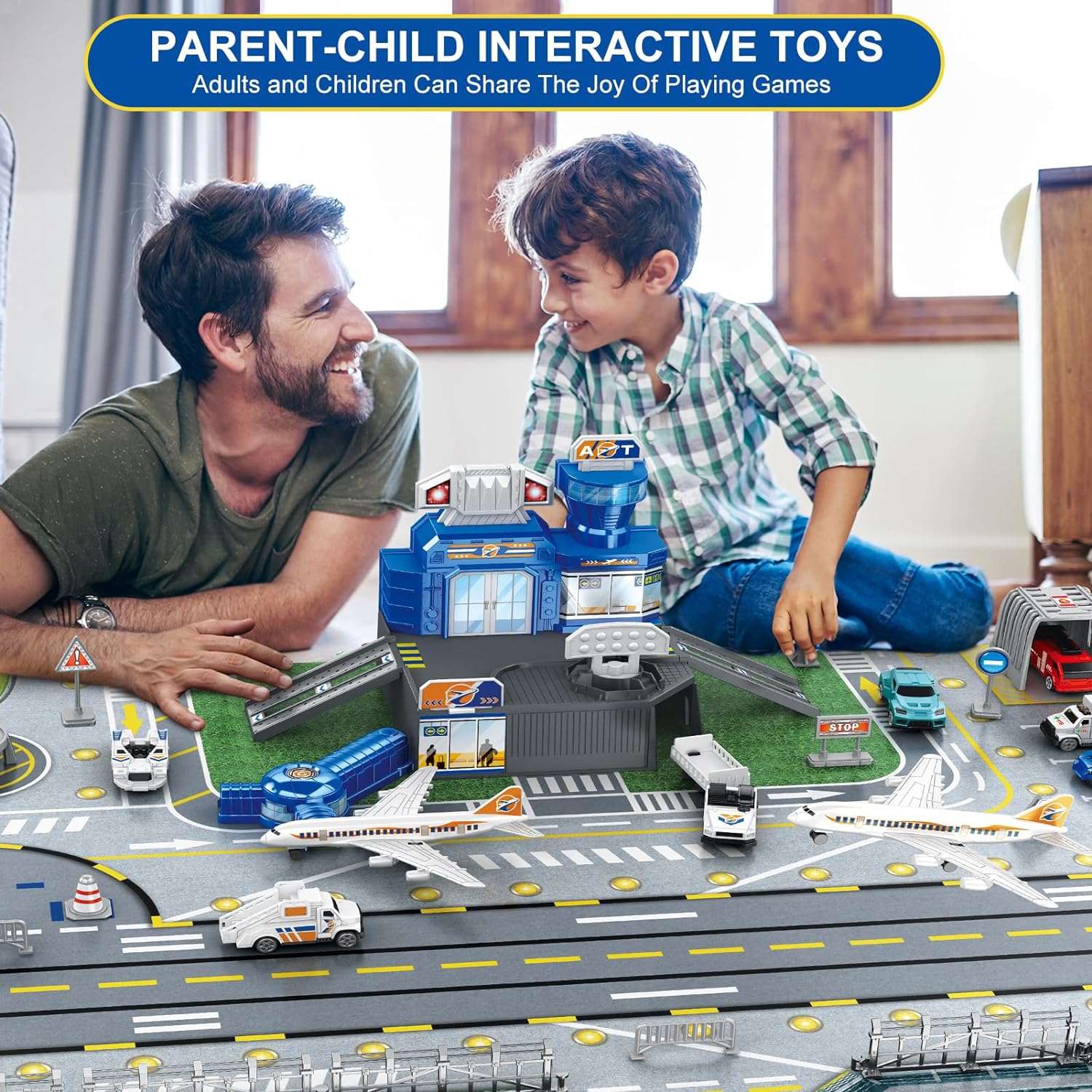 Children's Airport Scene Toy S - Model Airplane Plastic review and price