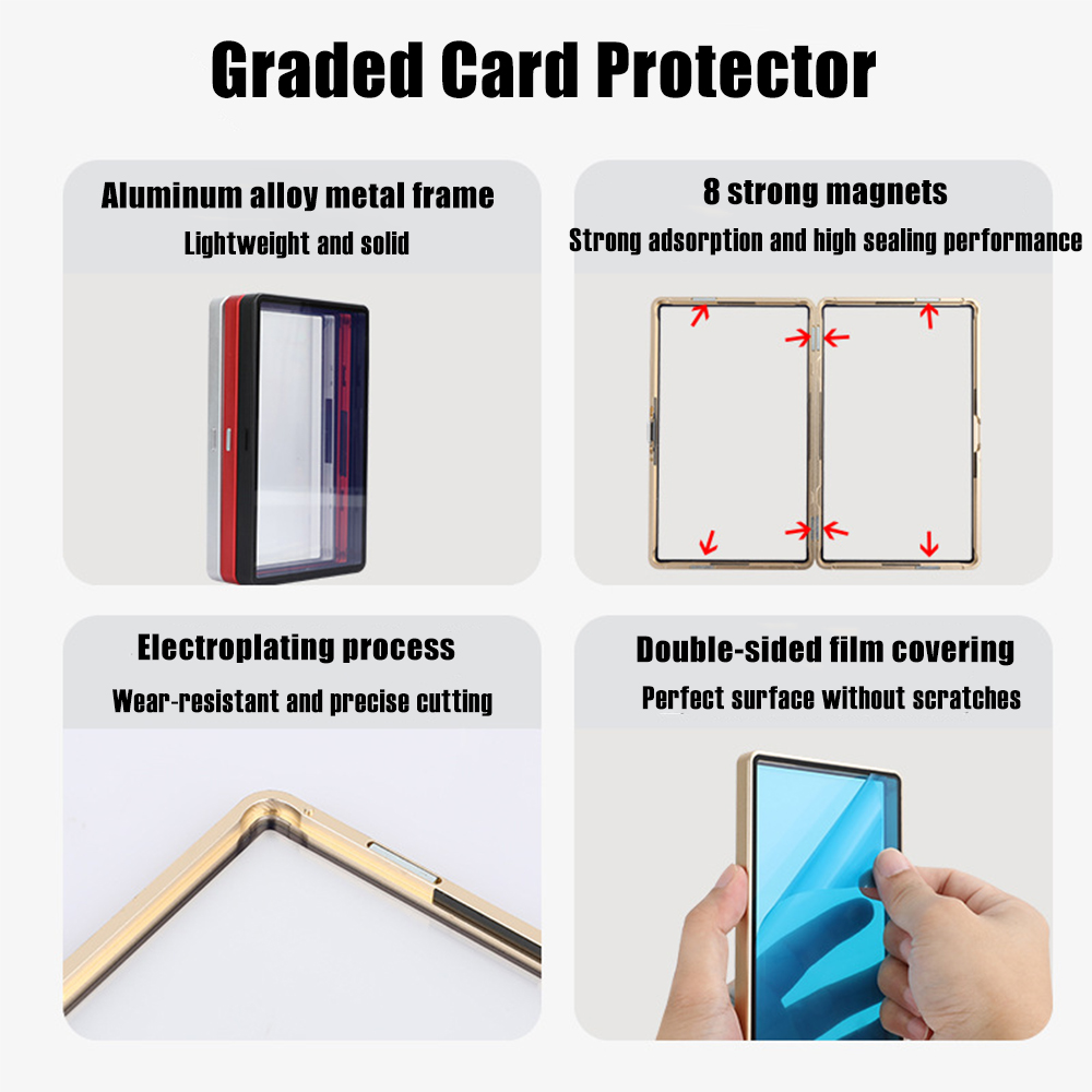 Multicolor Aluminum Alloy Grad - Graded Card Display review and price