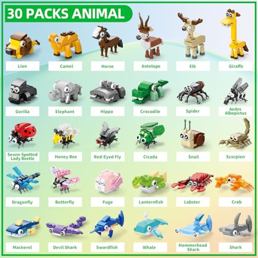 30 Packs Party Favors for,888  - Building Block Mini review and price