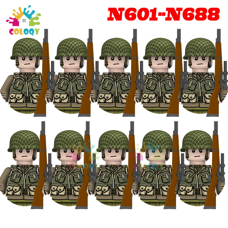 Kids Toys WW2 10pcs/set N601-N - Lego Minifigure Holder review and price