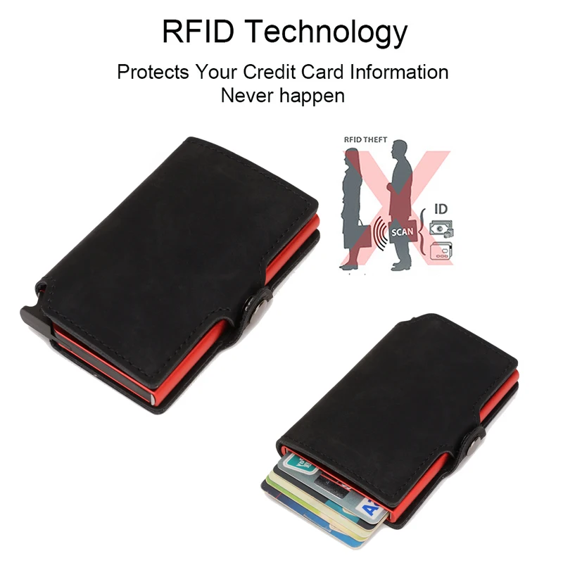 Slim Business Card Holder Men  - Card Top Loader review and price