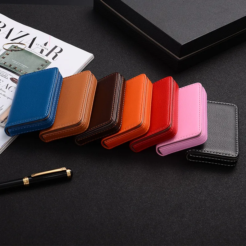 2026 PU Leather Business Card  - Card Top Loader review and price