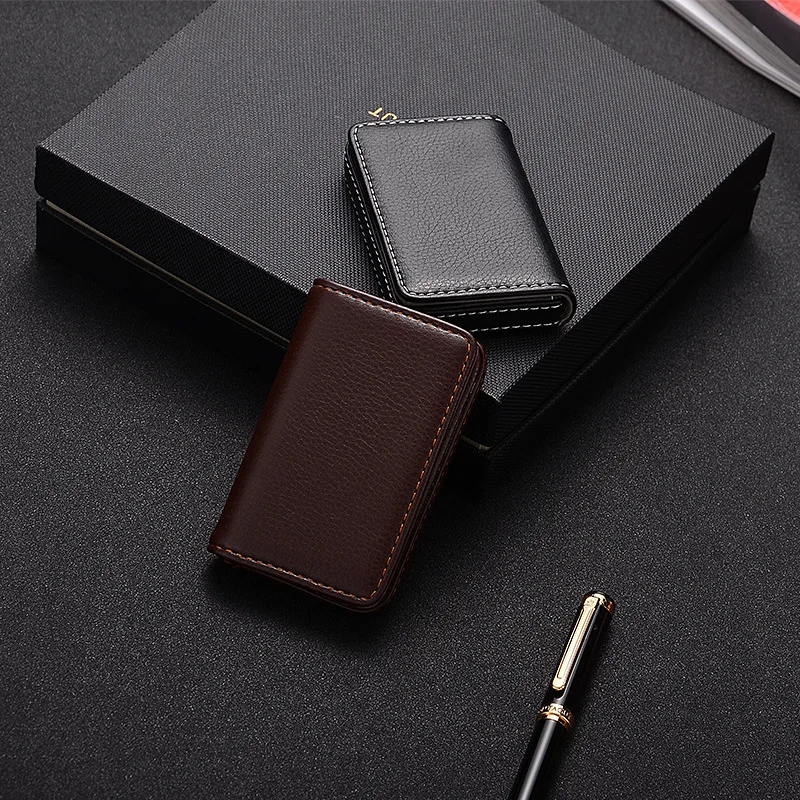 2026 PU Leather Business Card  - Card Top Loader review and price