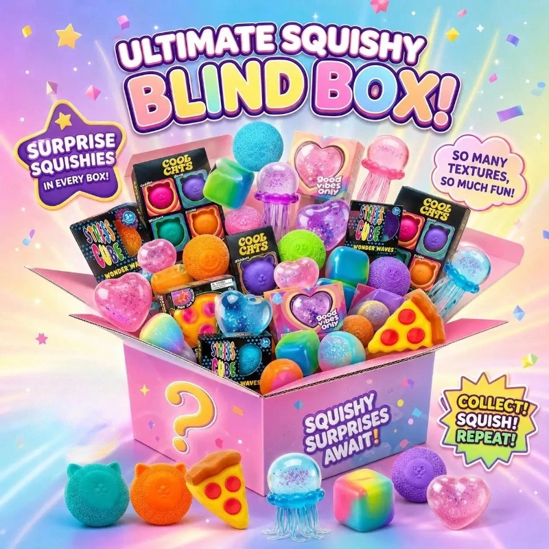 2026 new various squid shaped  - Mystery Box Blind Bag review and price