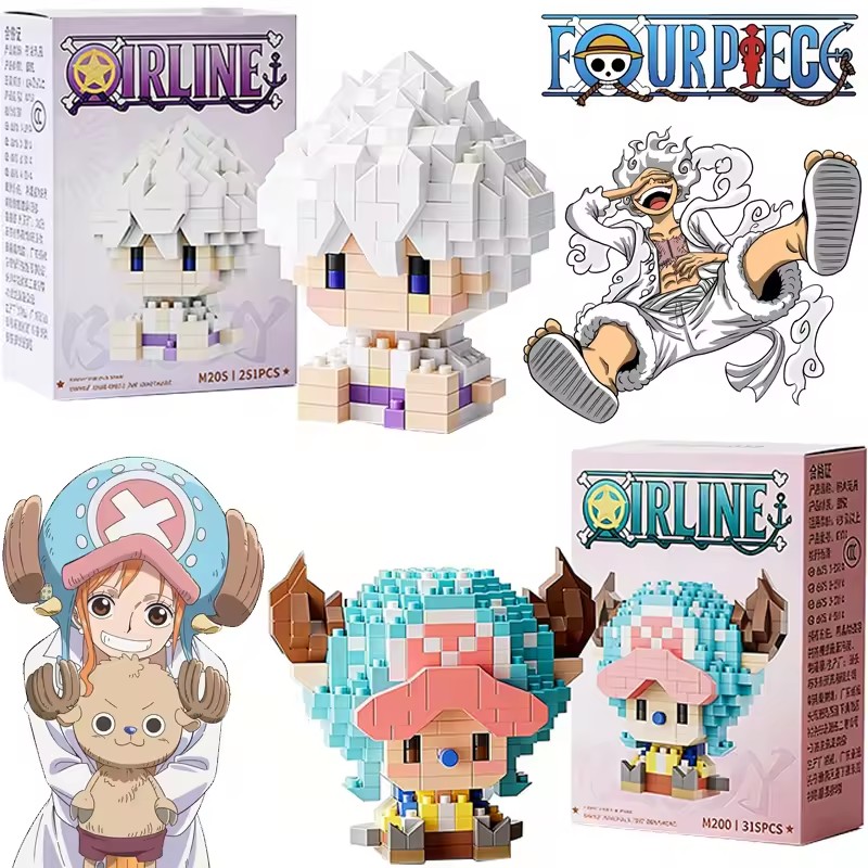 One Piece Anime Sun God Nika L - Building Block Mini review and price