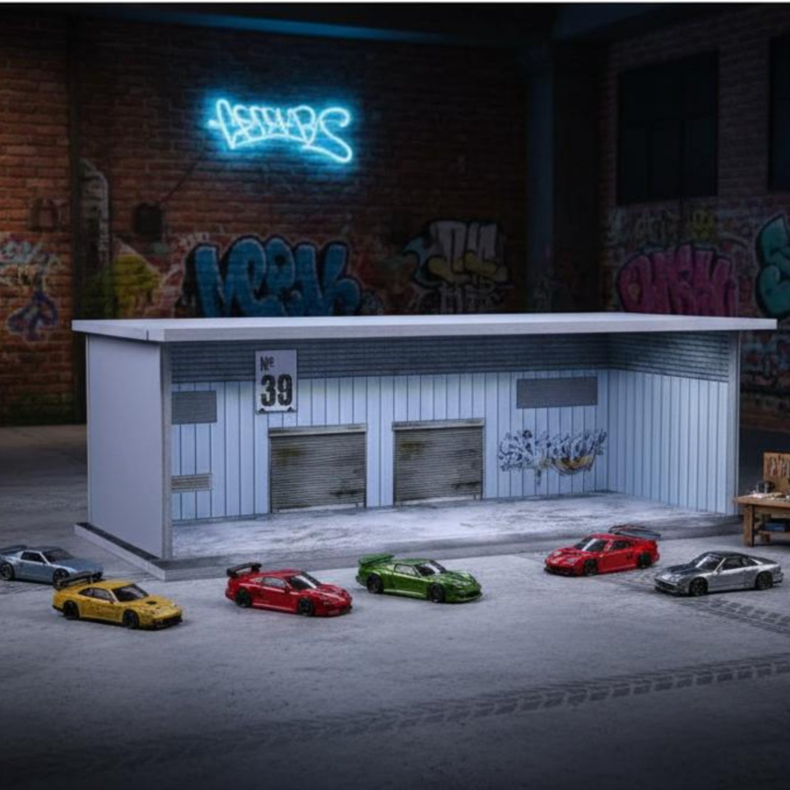 Graffiti Parking Garage Displa - Display Case Acrylic review and price