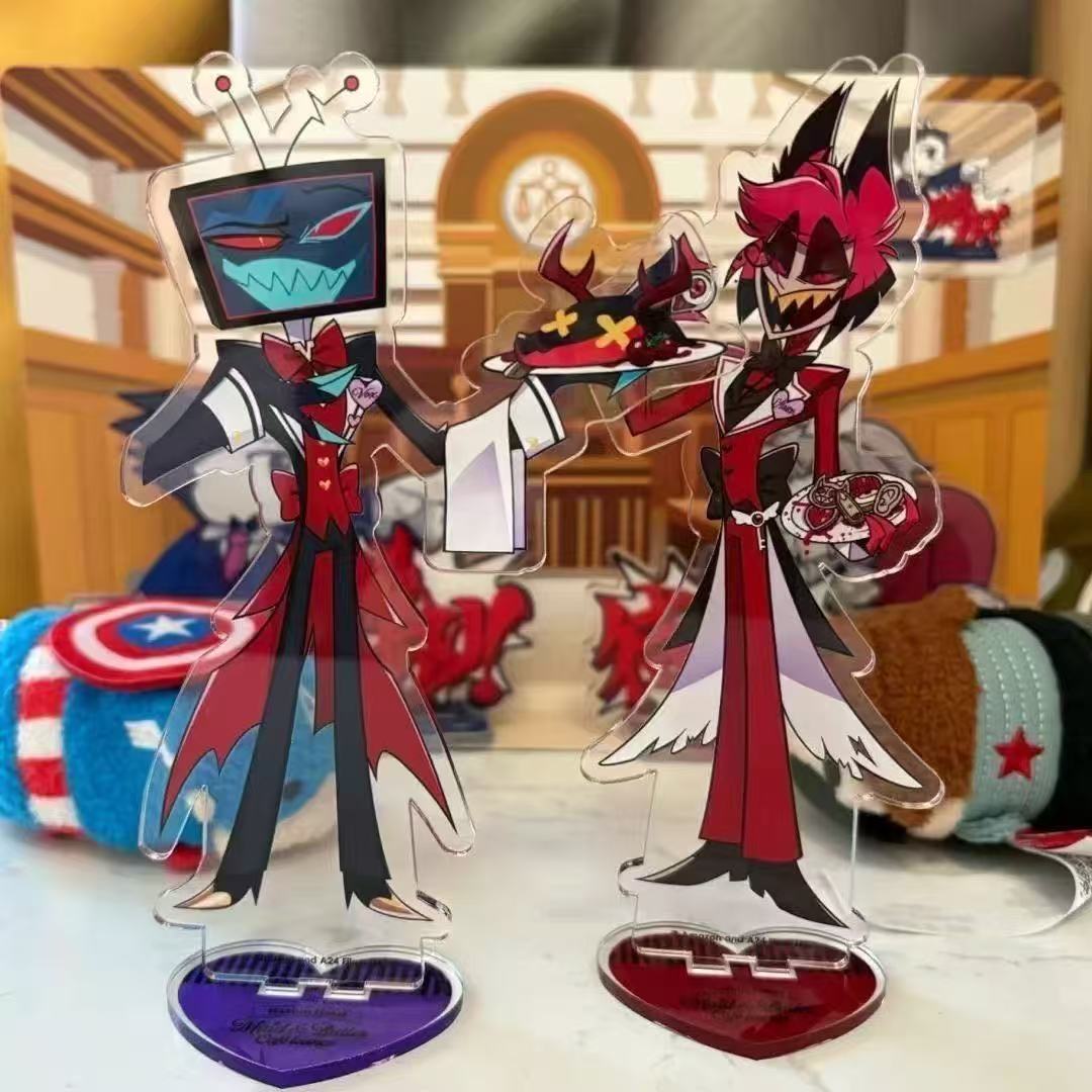 2pcs Hazbin Anime Peripherals  - Figma Stand Set review and price