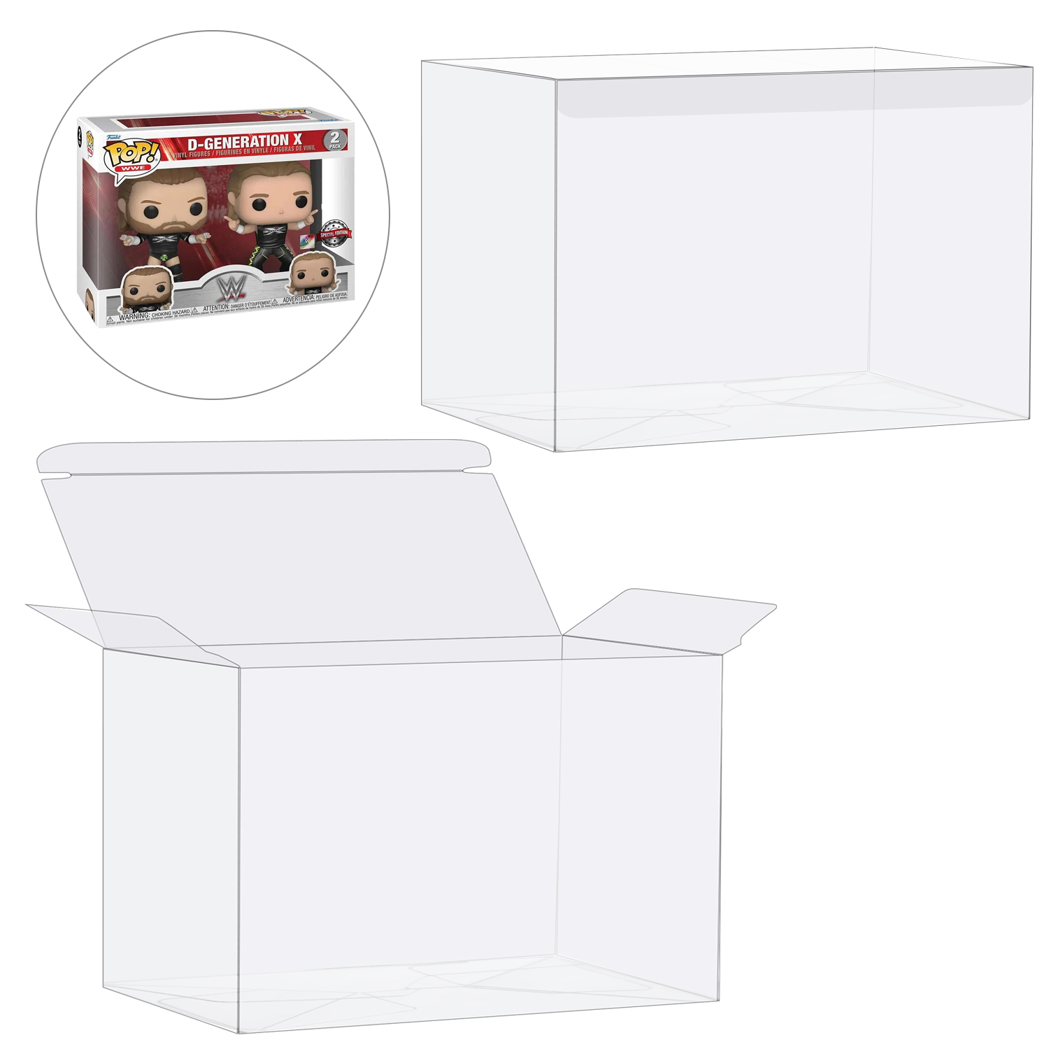 HIGOPLAY 2 in 1 Pack Protectiv - Funko Pop Protector review and price