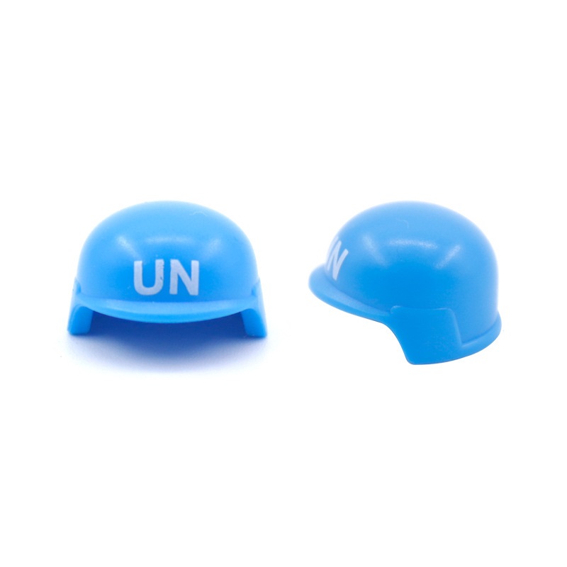 UN peacekeeping Forc Beret Bul - Lego Minifigure Holder review and price