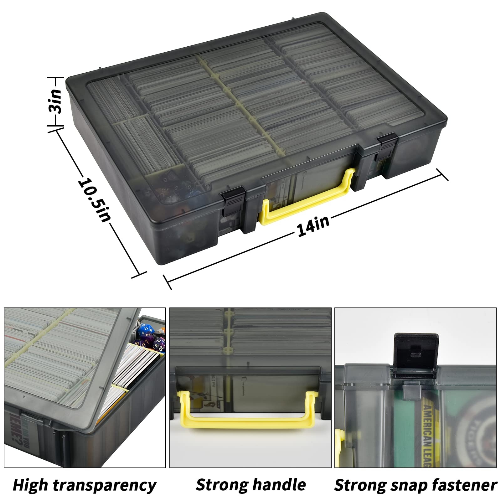 Clear Trading Card Storage Box - Trading Card Binder review and price