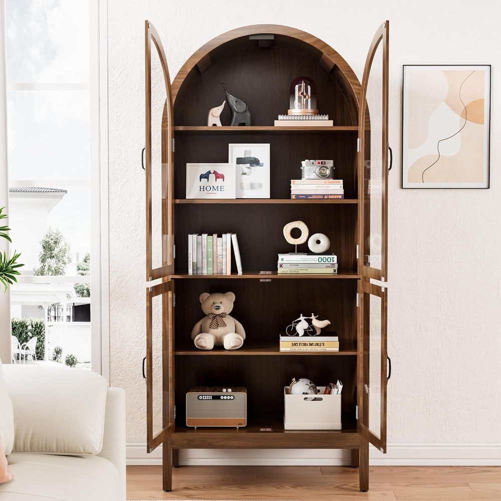 70.9 Tall Walnut Acrylic Glass - Display Case Acrylic review and price