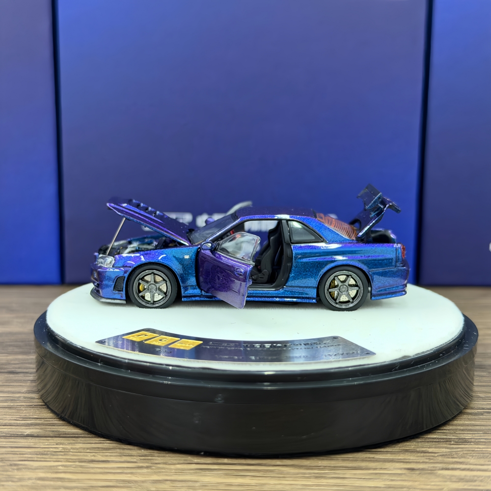 PGM 1:64 Liberty Walk GTR R34  - Die Cast Car 1 64 review and price