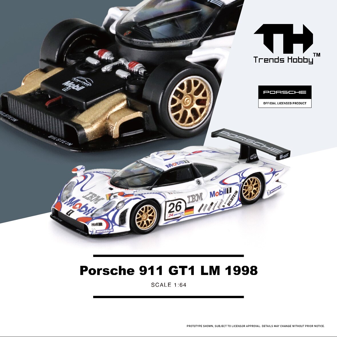 TH 1/64 Porsche 911 GT3 R LeMa - Die Cast Car 1 64 review and price