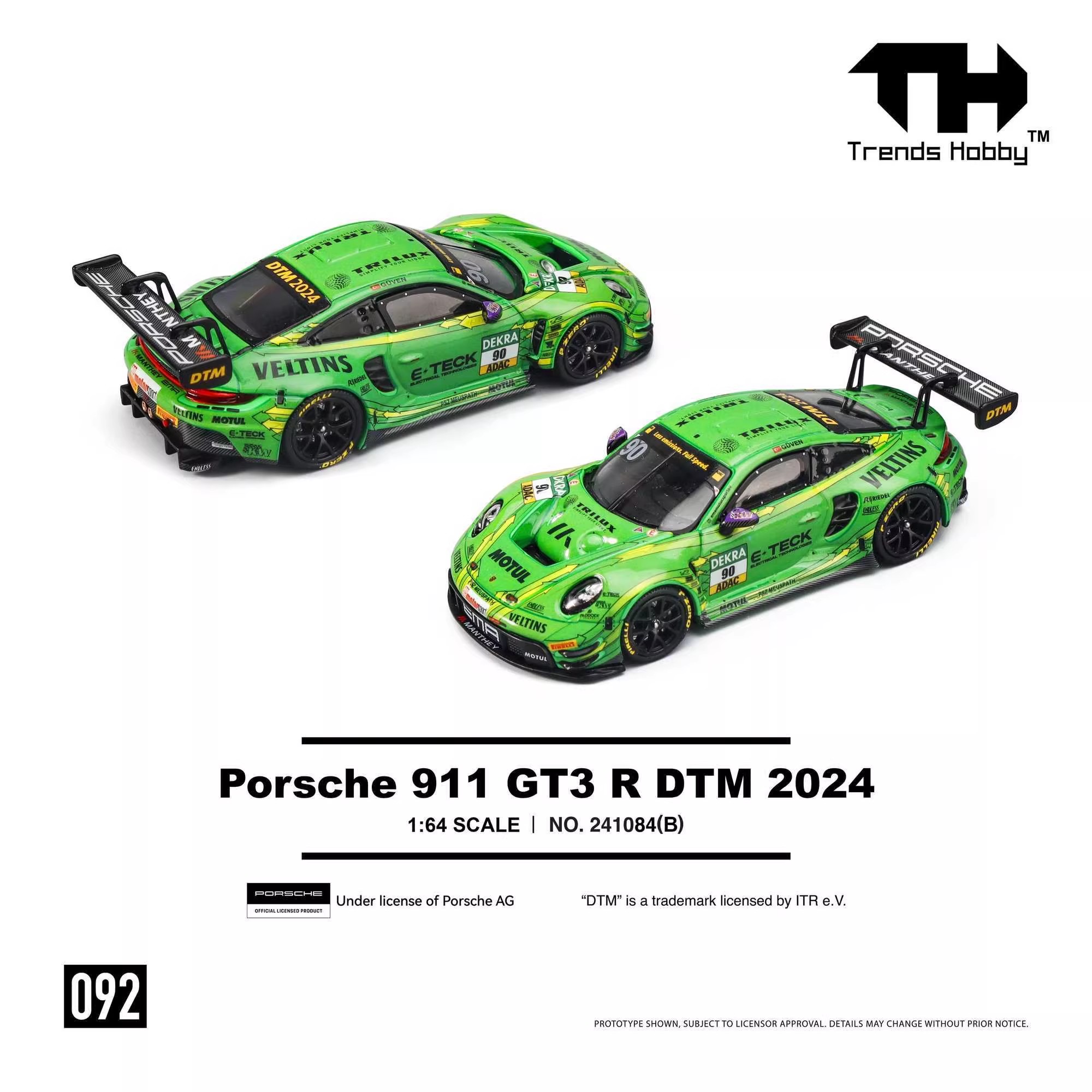 TH 1/64 Porsche 911 GT3 R LeMa - Die Cast Car 1 64 review and price