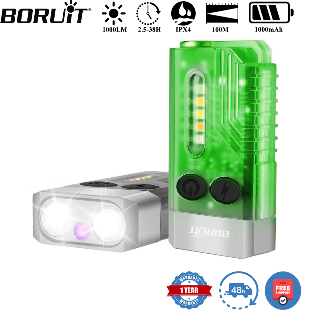 BORUiT V10 Keychain UV LED EDC - Fidget Cube Original review and price