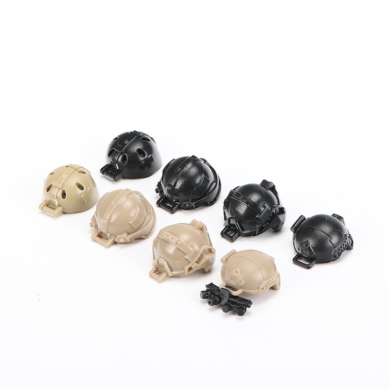 5PCS/lots Tactical Helmet Sold - Lego Minifigure Holder review and price