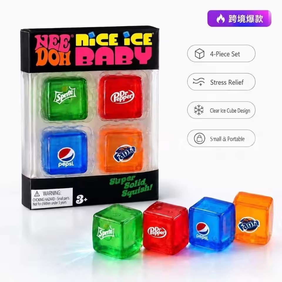 Needoh Mini Nice Ice Baby 4 Pa - Fidget Cube Original review and price
