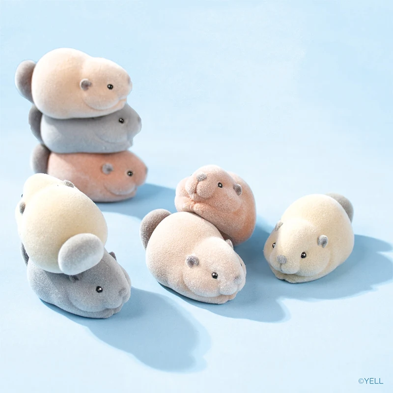Shell Flocked Beaver Gacha Cap - Capsule Toy Gashapon review and price