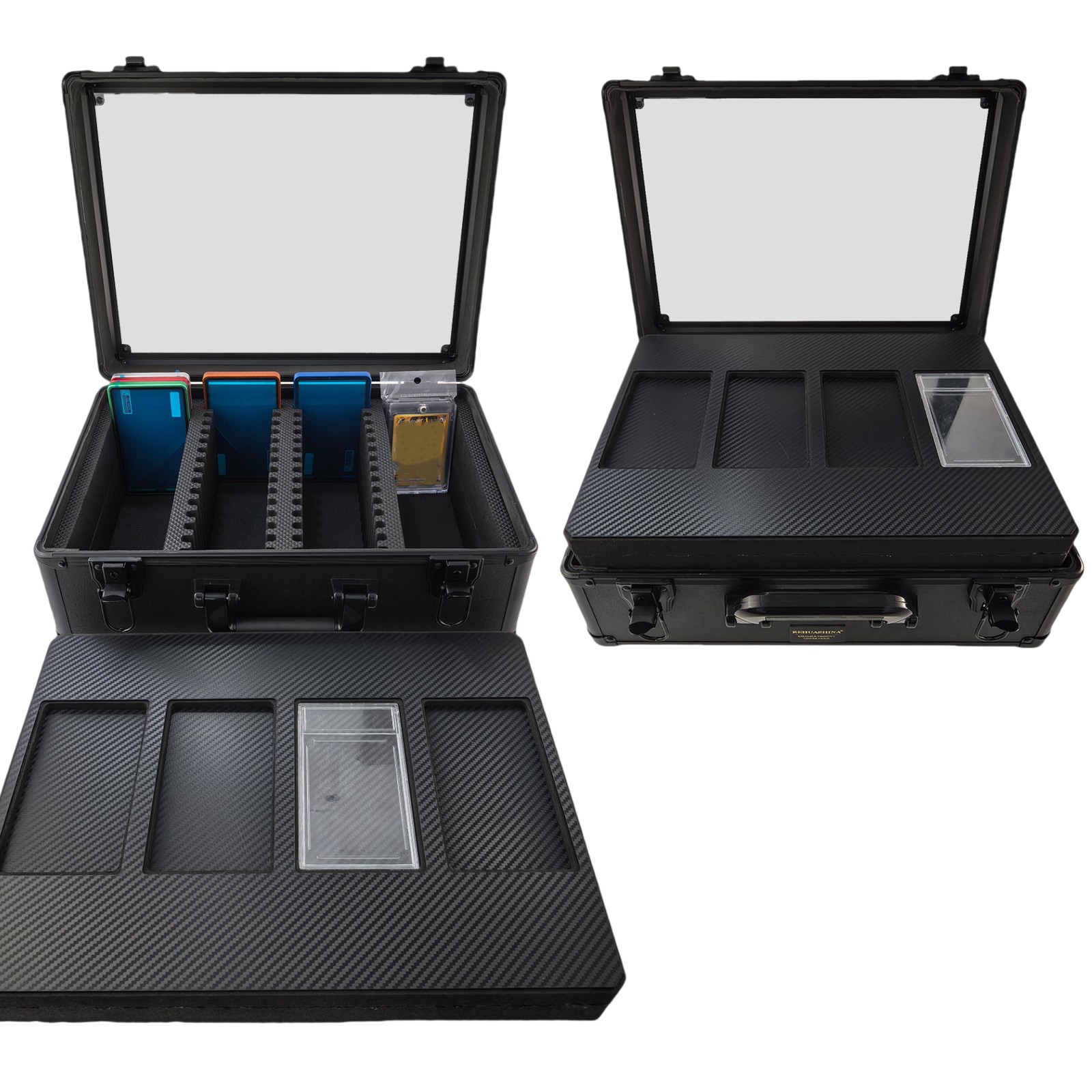 4-Row Graded Card Storage Box  - Graded Card Display review and price