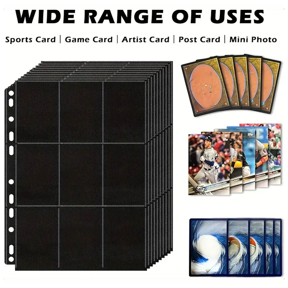 10Pack Black 9-Pocket A4 Tradi - Trading Card Binder review and price