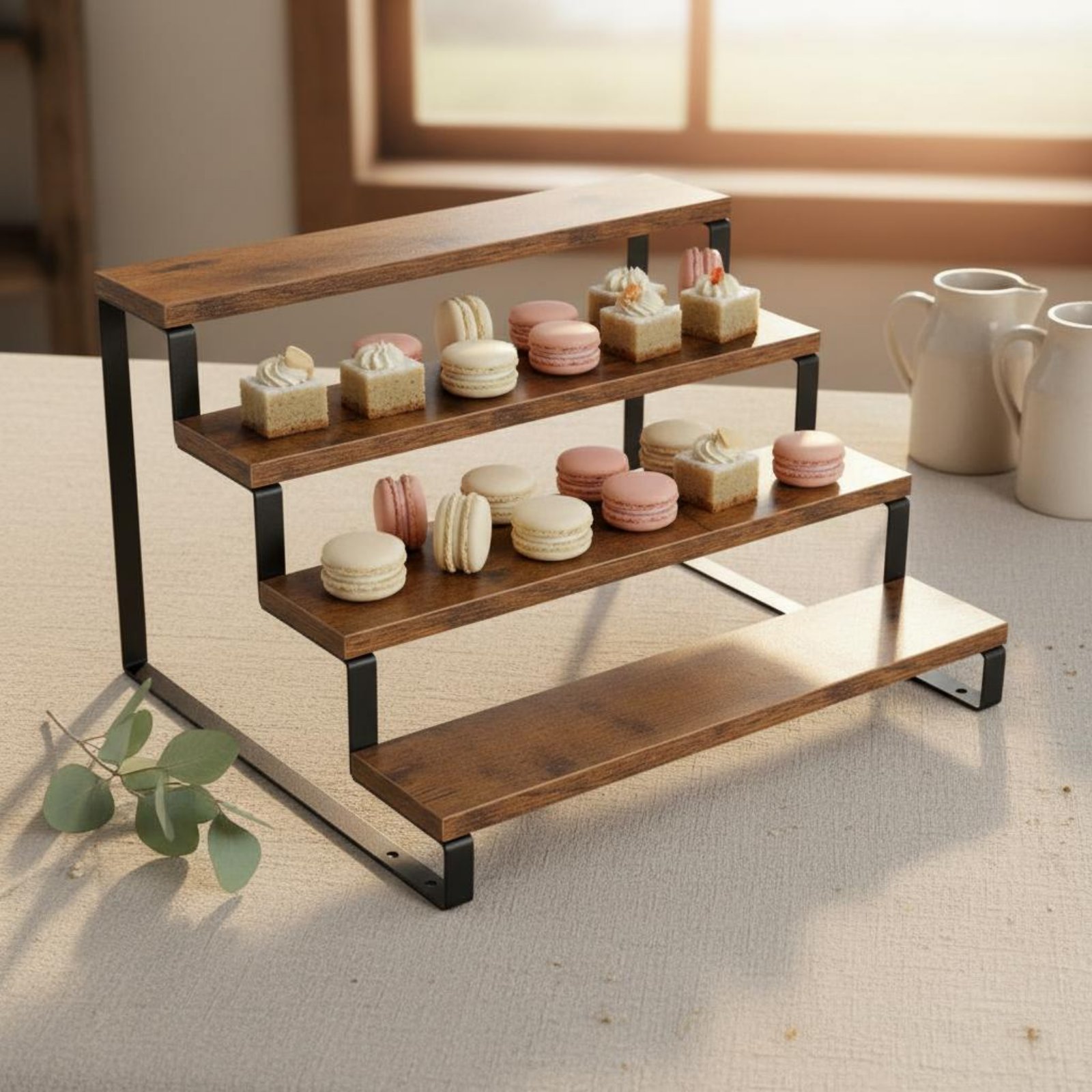 4 Tier Display Riser Space Sav - Display Risers Set review and price