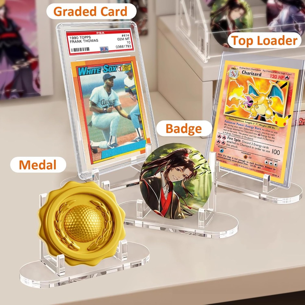 Clear Acrylic Trading Card Dis - Graded Card Display review and price